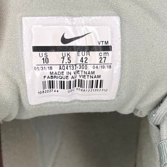 Womens Nike Air Max 97 AQ4137-300 Synthetic Athletic Running Shoes Size 10 Green - Picture 6 of 6